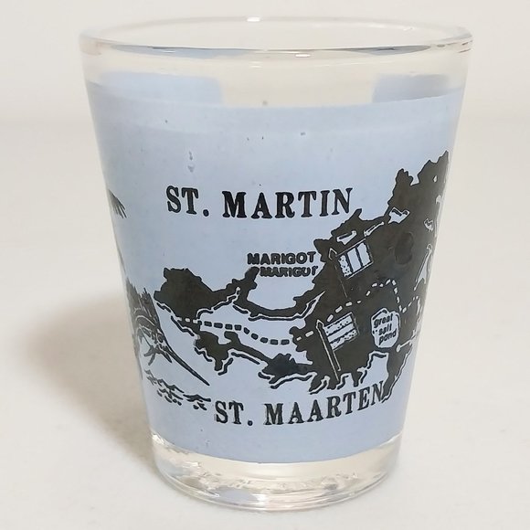 Vintage St. Martin Shot Glass #S026 - Picture 1 of 7